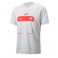 Švajčiarsko Vonkajší futbalový dres MS 2022 Krátky Rukáv